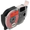 vhbw Cassetta nastro compatibile con Casio KL-750E, KL-C500, KL-8200, KL-8100, KL-820, KL-780, KL-G2 etichettatrice 8m x 12 mm nero su rosso