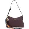 Pollini BORSA A SPALLA IN PELLE MARTELLATA | Logo Pollini