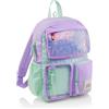 Back2Fun Zaino Tasca 3 Comp. Turchese B2F, unisex, per bambini, 120 x 300 x 400 mm, turchese, 120 x 300 x 400 mm