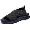 Skechers Sandali sportivi da donna Flex Appeal 4.0-Livin' in This, Nero, 40 EU