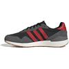 adidas Uomo Run 60S 4.0 Shoes, Core Black/Better Scarlet/Carbon, 42 EU