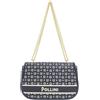Pollini BORSA A TRACOLLA HERITAGE CON STAMPA LOGO ALL-OVER | Logo Pollini