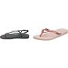 Havaianas Infradito Nero 35/36 EU + Infradito Rosa 35/36 EU