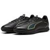 Puma Scarpe da Calcio Unisex Ultra 6 Play TT, Puma Nero Fizzy Verde Chiaro Terreno, 43 EU