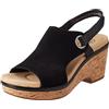 Clarks Sandalo Donna Giselle Sea Zeppa