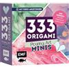 Edition Michael Fischer 333 Origami Minis - Pouring Art - Dein dekorativer Wendeblock zum kreativen Falten & Notieren: Mit Notizfunktion, Origami-Anleitungen und 333 hochwertigen Papieren im süßen Mini-Format
