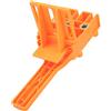 Horett Localizzatore di Fori Diritti Guida per Trapano Strumento Guida per Perforazione Regolazione Millimetrica 6mm 8mm 10mm Punte da Trapano Plastica ABS Portatile con Tasselli e Anelli (Arancia)