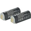 vhbw 2x batteria compatibile con Canon Digital Ixus 1100HS, 1100 HS, 1000HS, 510 HS, 500 HS, 1000 HS fotocamera (600mAh, 3,6V, Li-Ion)