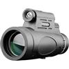 TINEASUR Monoculare con Luce 12x 50mm in Metallo e Gomma Nero