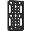 ZDETGU Piastra per Formaggio per Fotocamera Piastra di Montaggio in Alluminio con Fori per Viti da 1/4 e 3/8 per Fotocamere Compatibile con Gabbie, Maniglie e Accessori per Fotocamera Scheda