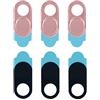 EIMSOAH Copertura per la Privacy della Fotocamera Blocco Webcam in Metallo Ultra Sottile da 3 Pezzi (Rosa)