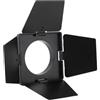 Sxhlseller Alette Paraluce per Attacco Mini Bowens, Modificatore Luce Video a 4 Foglie in Lega di Alluminio per Fotografia Vlog Studio Softbox Accessori