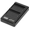 ZDETGU Batteria Portatile per Fotocamera Doppia USB per BLS5 con Display LCD Ricarica Simultanea Sovraccarico Compatto per Fotografia all'aperto