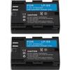 POENVFPO Batteria per Fotocamera da 2,2 V 7, V per E6 E6N R5 R6 90D 60D - Chifte Intelligente con Diverse Difese per 6d II 7D - Attrezzatura ABS Sostenibile per Fotografi Professionisti