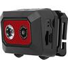 ZDETGU Mini Videocamera Sportiva HD Action Camera 1080P Full HD con Ultra Grandangolo 120° e Faro Super Luminoso per Fotografia Aerea di Auto Sportive All'aperto (e rosso)