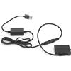 ZDETGU Batteria Finta ‑E10 Cavo Di Alimentazione USB Adattatore DC per 1100D 1200D 1300D 1500D 3000D con Cavo USB e Protezioni Integrate