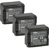 vhbw 3x batteria compatibile con Panasonic HDC-SD100, HDC-SD20, HDC-SD10 videocamera camcorder (1000mAh, 7,2V, Li-Ion) con infochip