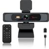 Angetube Webcam streaming 1080P - Webcam HD con microfono per videoconferenze e registrazione, fotocamera USB Plug and Play compatibile con PC/laptop/desktop