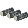vhbw 3x batteria compatibile con Canon Digital Ixus 1100HS, 1100 HS, 1000HS, 510 HS, 500 HS, 1000 HS fotocamera (600mAh, 3,6V, Li-Ion)