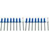 Cora 000116010 Kit 8 Rivetti Fissaggio Targa, 7 Blu e 1 Bianco (Confezione da 2)