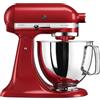KitchenAid Artisan 5KSM125BER - Miscelatore da 4,8 litri, in metallo pressofuso, 300 Watt, colore: Rosso impero