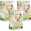Garnier Nutrisse Crema colorante per capelli, biondo freddo extra chiaro 10.1A, colorazione permanente (con 3 oli nutrienti) - confezione da 3 pezzi