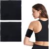 KSJEHW 2 Pezzi Fascia Braccio Protezione Sensore Glicemia per Diabete, Copertura Sensore Glucosio Continuo e Monitoraggio Insulina, Tessuto Traspirante ed Elastico, Taglia S, Nero