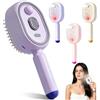 Mino Plus Pettine massaggiante a spray con cuscino d'aria 3 in 1,Spray Air Cushion Massage Comb,per Capelli Spessi Ricci Mossi Lisci,Uso Casa e Viaggio