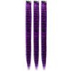 xiuling4568 Extension for capelli a strisce da 3 pezzi, 18 pollici, colorate, lunghe e dritte, con clip, for uso quotidiano e feste da donna Veloci da indossare(Purple)