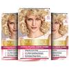 L'Oreal Paris L'Oréal Paris Colore permanente per capelli, 100% copertura dei capelli grigi, set di tinture per capelli con colorazione, shampoo e crema per la cura a 3 strati, crema eccellente, 10 biondo chiaro, 3