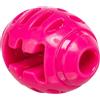 TRIXIE Soft & Strong palla rugby per cani - TPR morbido - Rosa, 8,5 cm | Delicato sui denti, resistente e flessibile - Ideale per riporto, tiro alla fune e gioco interattivo