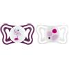 Chicco PhysioForma Light, Succhietto in Silicone 16-36 Mesi, Ciuccio Bimba con Tettarella in Silicone, Leggero e Traspirante, Forma Ergonomica, Supporta il Corretto Sviluppo della Bocca, Rosa, 2 pezzi