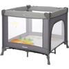 Giordani Safe&Play Box Bambini Pieghevole 0-4 Anni, Centro Attività con Tappeto Gioco Removibile, 4 Maniglie di Sostegno, Rete Traspirante, Borsa Trasporto e Apertura a Zip, Multicolore