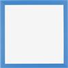 Dutch Frame Factory - Cornice 35x35 cm - Blu Acceso - Cornice per foto in MDF con vetro plastico Antiriflesso - Cornice portafoto 35x35 cm - Marseille