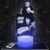 Lampephoto.fr - Lampada 3D J. Lomu Rugby, Luce Notturna Tattile J. Lomu Rugby, Illusione 3D Led, Idea Regalo di Natale per Ragazzi e Ragazze Lampada da Notte per Bambini o Adulti, Regalo, Gadget
