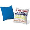 VENEZIANO Gruppo Cuscino Personalizzato 40x40 con Imbottitura - Cuscino Personalizzato con Imbottitura - personalizza Ora con Testi, Loghi o Immagini - 100% Made in Italy