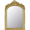 LuHeToz Piccolo Specchio Decorativo Ad Arco, Cornice In Resina Oro, 17,3 x 25,4 cm, Da Parete o Da Tavolo (Oro, 17,3 x 25,4 cm)