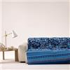 Bassetti Granfoulard Telo Copridivano, Copritutto, Telo Arredo Gran Foulard per divano, Copriletto, Copritavolo, cm 270x270 (VARIGOTTI BLU)