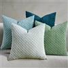ANBURG Set di 4 federe boho da 50 x 50 cm, in velluto a coste, con gradiente di colore, per soggiorno, camera da letto, cuscini da divano, quadrati, morbidi cuscini da divano