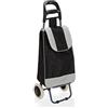 VERSA Carrello Nero Polipropilene (30 x 95 x 36 cm)