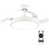 MAKA change your life quality MAKA Ventilatore da Soffitto con Luce LED, Bianco, New 68 watt