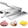 Vnook Tagliacarne, tagliacarne for Costine in Acciaio Inox, tagliacarne Manuale for Ossa, tagliacarne Multiuso, Adatto for Cucina, Carne congelata, Verdure, Ossa(L)