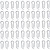 TENDAGGIMANIA Ganci Per Tende Scorrevoli In Pvc Bianco-Gancetti Per Tende Modello A Papera Antiruggine- Applicazione Su Nastro Fettuccia (Confezione Da 250 Pz)