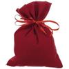 PuntoCasaStore Sacchetto Cotone 10x12 CM BOMBONIERA PORTACONFETTI Confezione Regalo SEGNAPOSTO Matrimonio Comunione CRESIMA Compleanno Laurea Nascita Battesimo Anniversario PORTAGIOIE (Rosso, 10 PZ)
