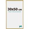 yd. Your Decoration - Cornice 30x50 cm - Oro - Cornice in plastica con vetro acrilico - Antiriflesso - Dimensioni 30x50 cm - Annecy