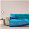 Bassetti Granfoulard Telo Copridivano, Copritutto, Telo Arredo Gran Foulard per divano, Copriletto, Copritavolo, cm 270x270 (DOLCEACQUA BLU)