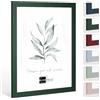 Bildershop-24 Cornice portafoto moderna stabile Paris, 42 x 59,4 cm (DIN A2), verde abete verde scuro, cornice intercambiabile, cornice per poster, puzzle