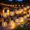 DIAWAY Catena luminosa a LED per esterni con spina, per esterni lampadine G40, 2700 K luce bianca calda IP65 impermeabile e allungabile per terrazza giardino e feste (1000, Centimetri)