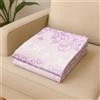 Byour3 - Copritutto Fantasia Multiuso Telo Arredo 100% Cotone Copridivano Soggiorno Salone Copriletto Copritavolo Divano 3 Posti Letto Matrimoniale Tovaglia Lavabile (Damascato Glicine, 230x275 cm)