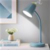 GyroVu Lampada da scrivania a LED, touch dimmerabile, protezione degli occhi, flessibile, per bambini, luce da lettura per camera da letto, comodino, studio, ufficio, blu